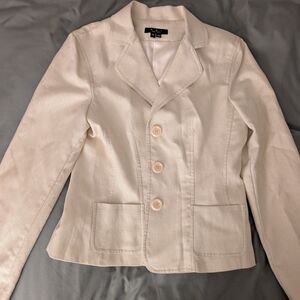 Women's White Blazer Jacket